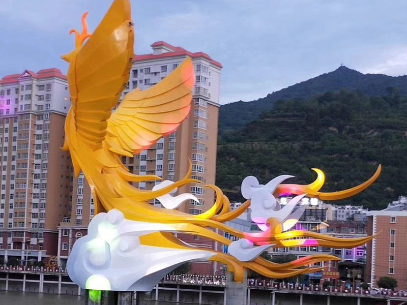 汉中凤凰不锈钢雕塑