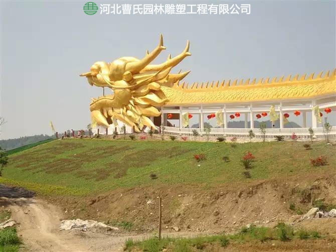水泥雕塑龙头